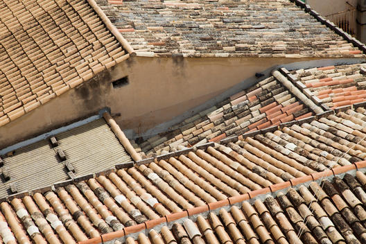 View of the rooftops of Noto, Sicily, Italy.