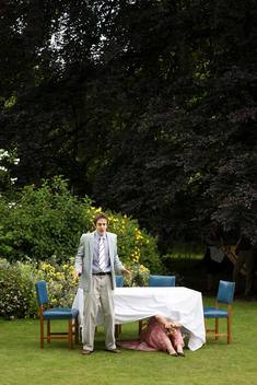 High Society performed in the grounds of Emmanuelle College by Cambridge University Amateur Dramatics Society.