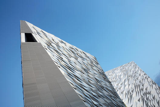 The \'Titanic Belfast\' visitor attraction and museum dedicated to Belfast\'s maritime history in the City\'s Titanic quarter
