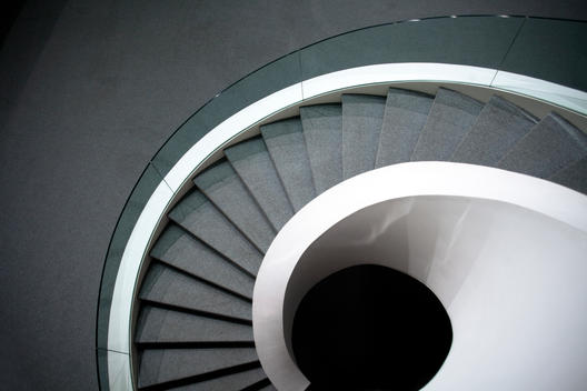 Interior View Of The Niemeyer Center With The Spiral Staircase
