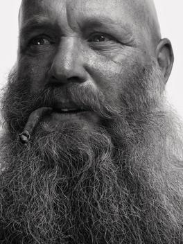 Caption: Every year a bunch of men living in the Alps come down to the city of Chur to join the Alpine Beard Contest. This portrait series shows the competitors of the natural beard category, photographed with a mobile studio on August 19, 2012 in Chur, S