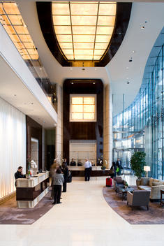 Interior Of Lobby At Trump International Hotel And Tower