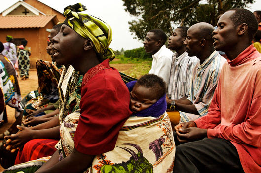 African village choir