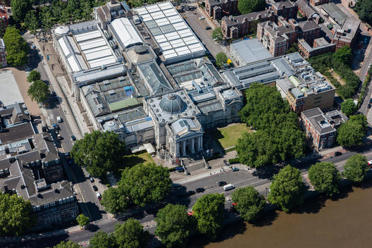 Aerial view of the Tate Britain Museum. 2008