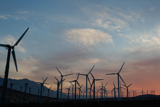 Palm Springs wind power generators