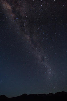 The Milky Way, as seen from the Siloli Desert, Bolivia