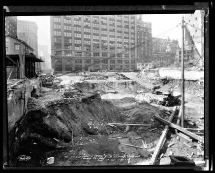 Madison Square Garden, Record Photo, From Northeast Corner Of Plot At 27Th Street And 4Th Avenue Looking Southwest Towards 26Th Street, 11:06Am.