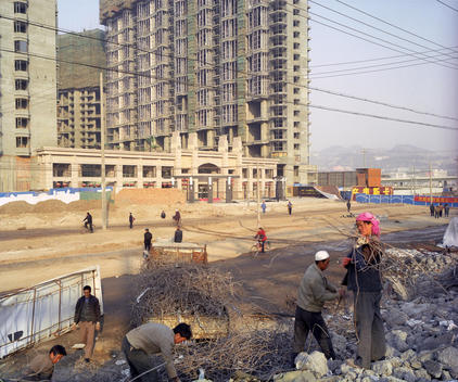 Commercial and residential complex under construction in Zhengzhou