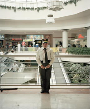 Security Guard At Mall