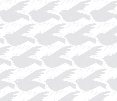 dove bird pattern- one color