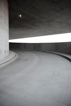 concrete parking building ramp