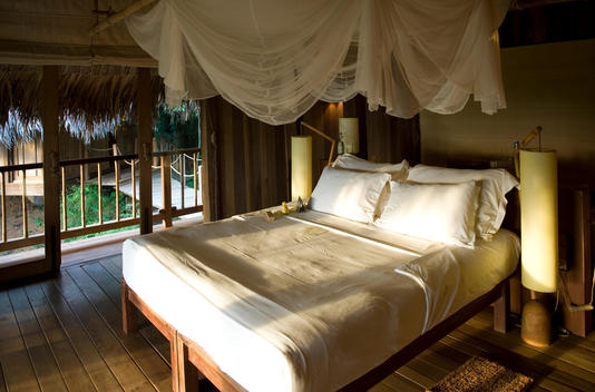 Six Senses Resort, Ninh Van Bay, Vietnam, Bedroom In Luxury \'Hideaway\' Spa Hotel