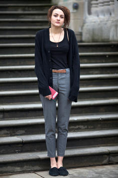 Portrait Of A Female Student Holding Her Notebook, London, England, Uk.