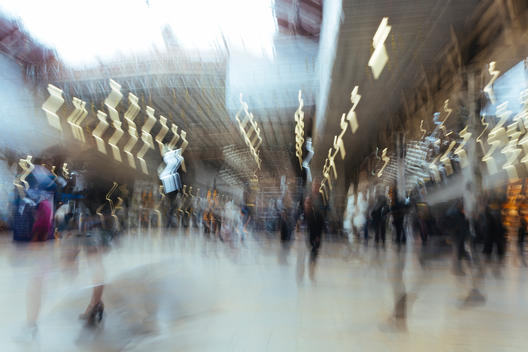 Paddington Station (yes believe me :-) blurry image