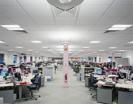 Empty office call centre