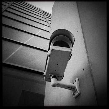Surveillance camera, surveillance, Munich, Bavaria, Germany