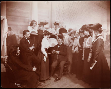 A Rehearsal For A Production Of An Unidentified Play In The Rehearsal Room Of An Unidentified Theater.