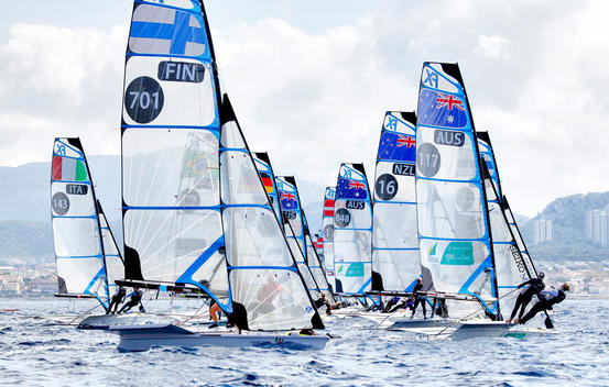 The 2013 Seiko 49er and 49erFX World Championships, 150 skiffs - 28 nations Two World Championship Titles, Marseille, France.