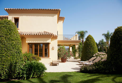 Luxury Spanish villa and patio