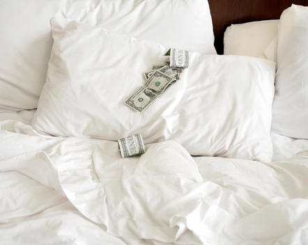 Money On A Bed.