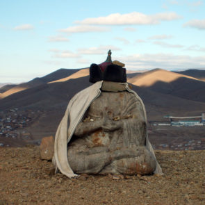 Small Buddha statue in Ulaanbaatar