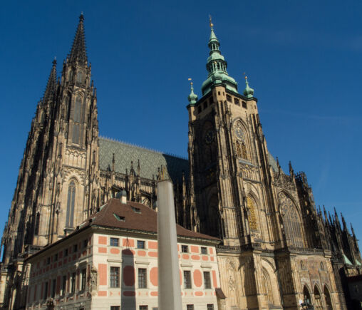 Saint Vitus Cathedral In Prague Castle