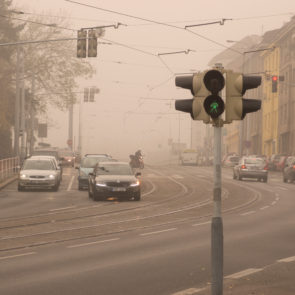 Urban Smog Caused By Cars