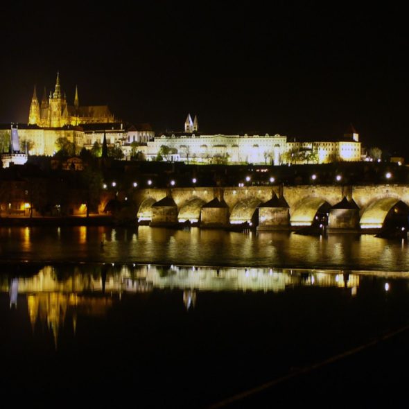 Illuminated Prague Castle
