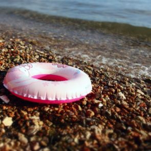 Swimming Ring On The Beach
