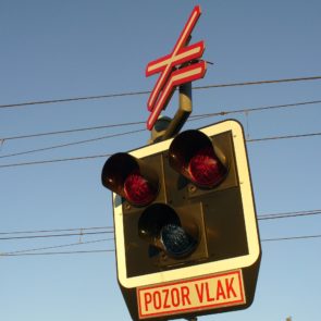 Lights rail-crossing