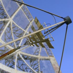 Detail of radio telescope