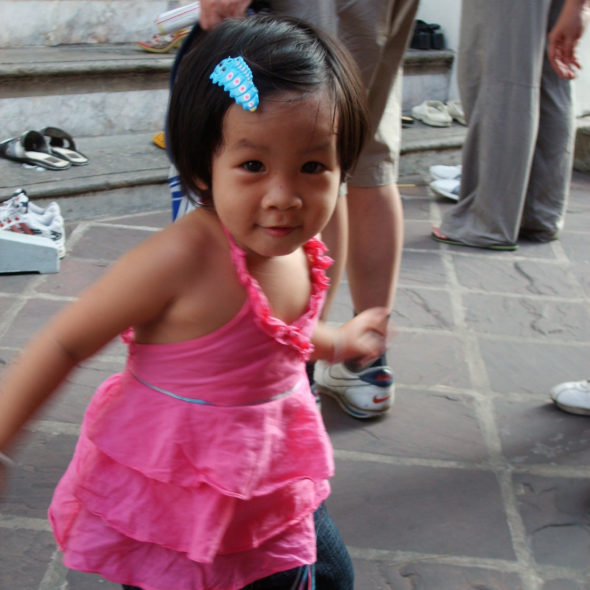 Baby girl in Bangkok