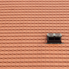 Red Tile Roof Window Background