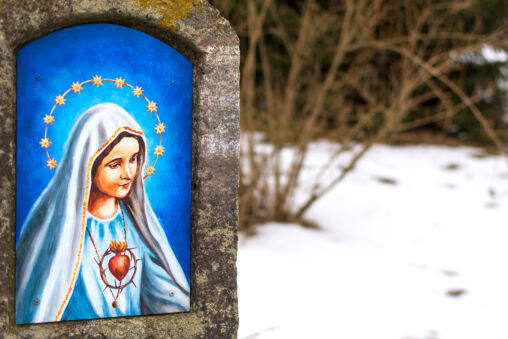 Mary on Wayside shrine