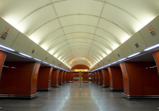Empty Metro Station