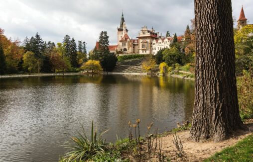 Pruhonice Castle With Pond