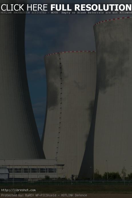 Free image of Cooling towers of nuclear power plant