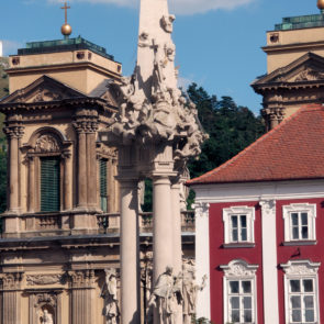 Holy Trinity Statue and Dietrichstein Tomb in Mikulov