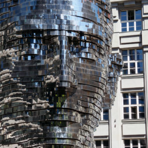 Modern Franz Kafka Statue In Prague