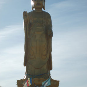 Large statue of Buddha in Ulaanbaatar