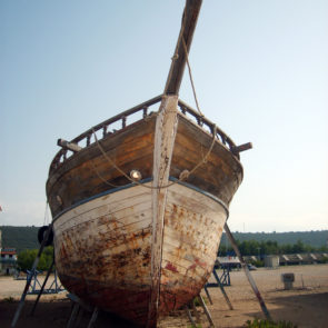 Old ship in Croatia