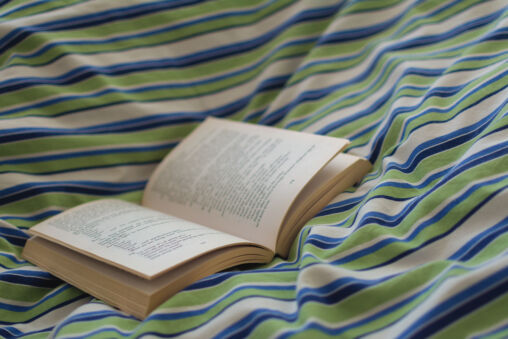 Open Book in Bed