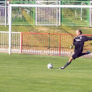 Goalkeeper Kicking The Ball
