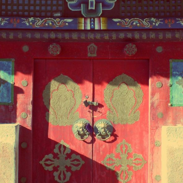 Buddhist Monastery Door