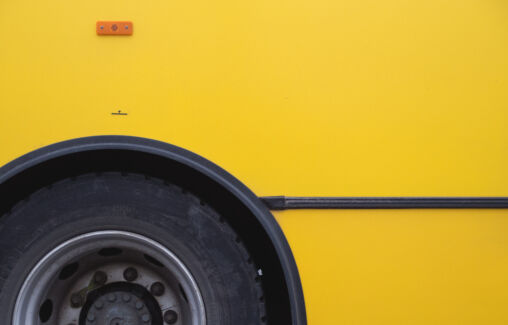 Yellow Bus Detail