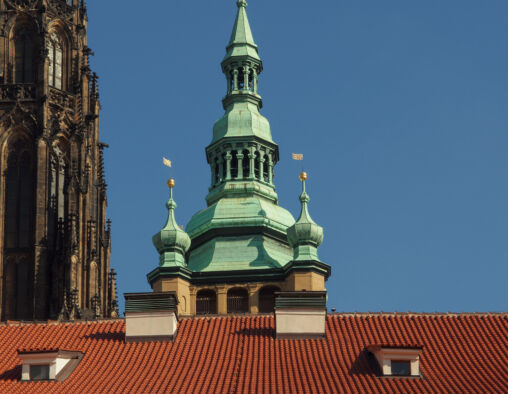 An Unusual View Of Prague Castle
