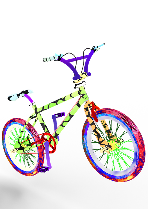 bike, bmx, tretmoped