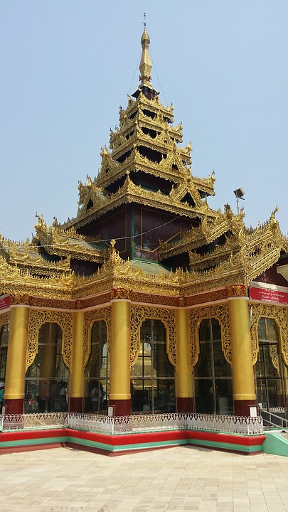 temple, yangon, rang