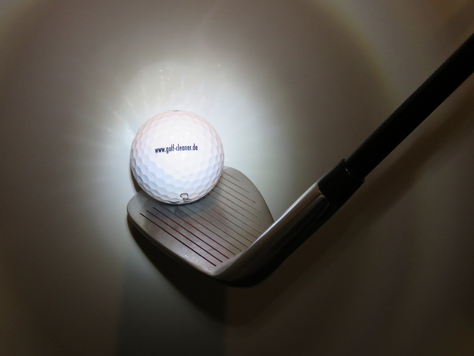 golf, radiant, golf ball