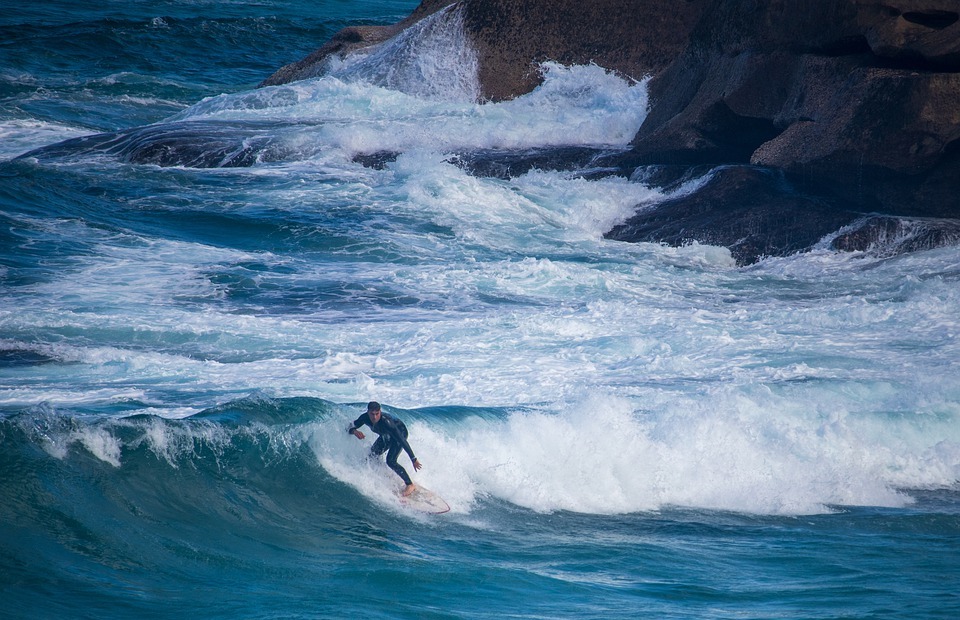 surfing, waves, sport